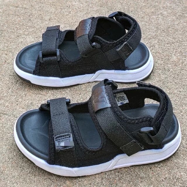 Summer 3 45-year-old boys and girls EVA light soft bottom mesh open toe Korean version beach slippers sandals