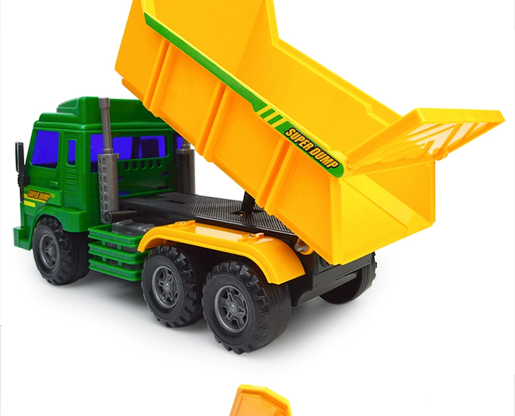 Lili Medium Dump Truck Earthmoving Dump Truck Quán tính kỹ thuật Xe trẻ em Đồ chơi Xe em bé Quà tặng sinh nhật - Chế độ tĩnh