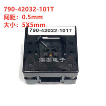790-42032-101t QFN32 test seat foot pitch 0 5 size 5X5 IC burn socket WELLS
