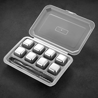 304 из нержавеющей стали 8 штук+PP Box+Ice Clip