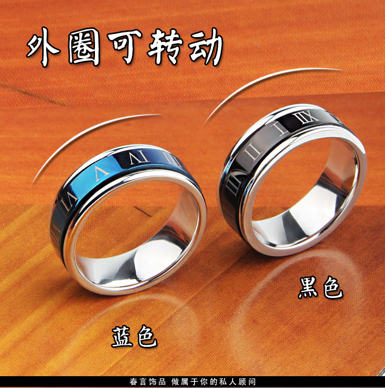 Bague homme en Acier au titane - Ref 3088332 Image 8