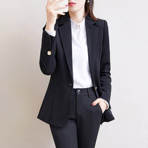 Autumn Winter New Professional West Suit Suit Woman Big Code Positive Dress Temperament Body Display Slim Fat mm200 Catty Suit Jacket