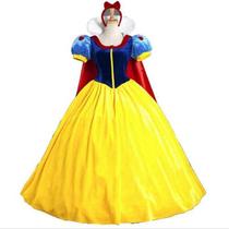 Adult Snow White Princess Halloween Costume Fancy Dress