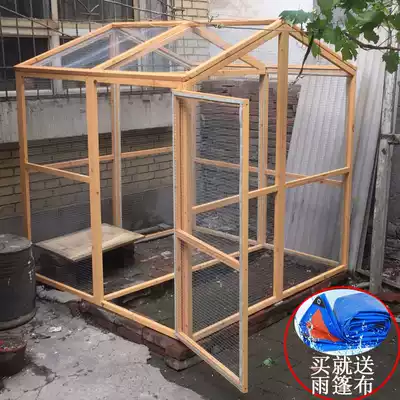 Wooden chicken cage Chicken coop Chicken coop Chicken house Household fence Wooden display parrot cage Duck cage Pigeon cage Pigeon cage Pigeon shed meat room