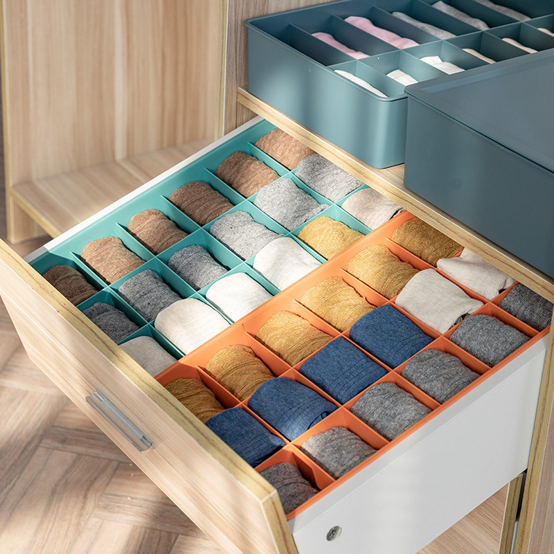 Nordic countries underwear storage box home drawer type sorting box dormitory put underwear socks storage artifact