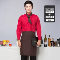 Красный лонгслив, круглый воротник