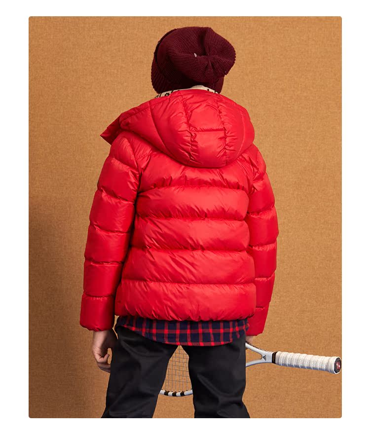 北美童装TOP品牌  绮童堡 男童中大童连帽加厚羽绒服 图4