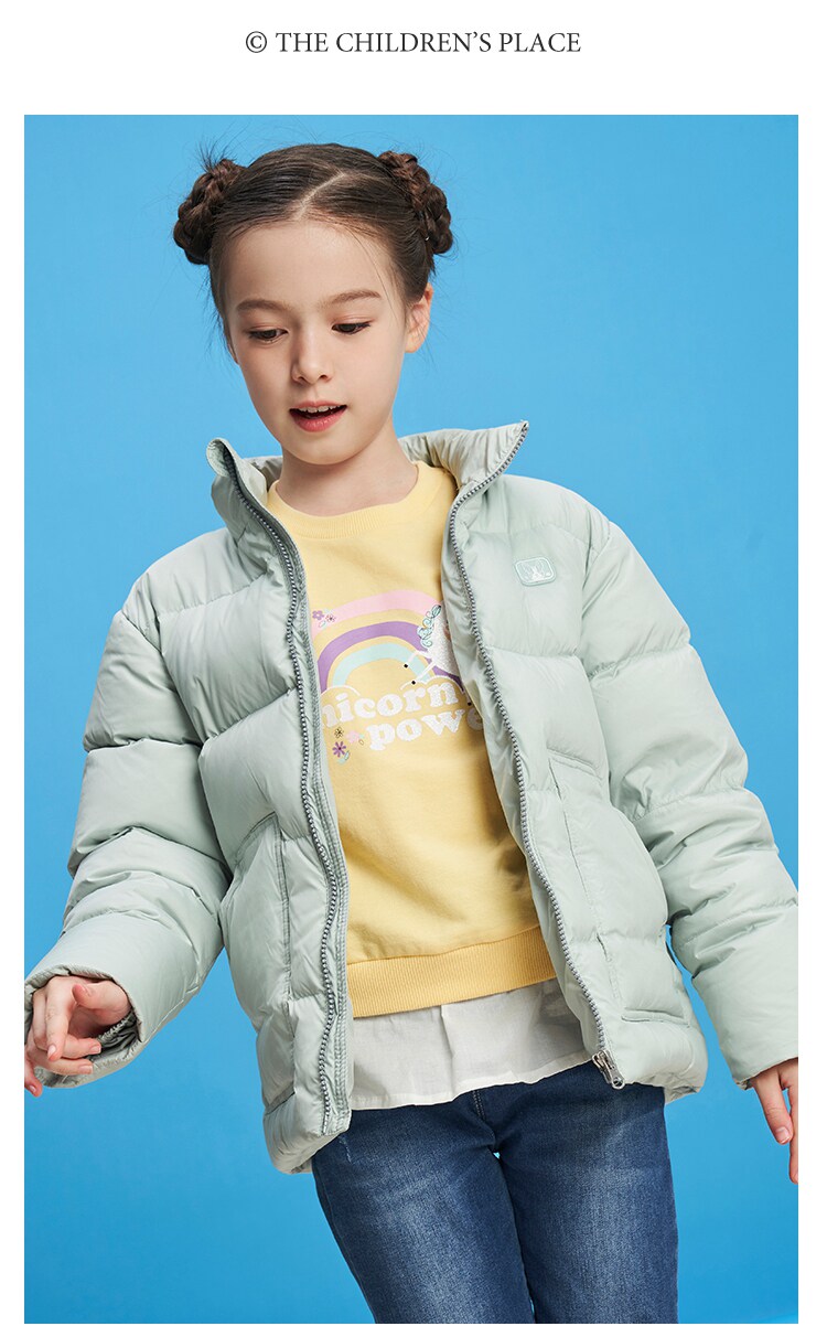 The Children's Place 绮童堡 21年冬季款 儿童羽绒服外套 天猫优惠券折后￥129.9包邮（￥400.9-271）男、女童7色可选