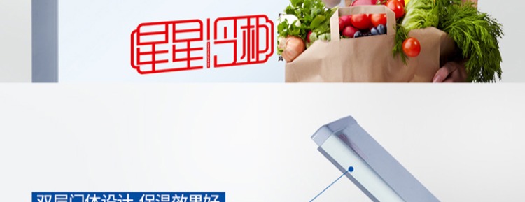 XINGX / Star BCD-230HE Tủ đông lạnh nhiệt độ ngang đôi thương mại Tủ đông điện nhỏ gia dụng - Tủ đông tủ lạnh đông đá