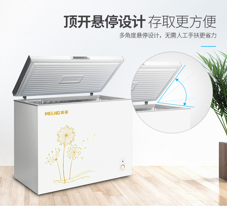 MeiLing / Meiling BC / BD-208DT Tủ đông Tủ đông Tủ đông Thương mại gia dụng Công suất lớn ngang - Tủ đông tủ trữ sữa mini