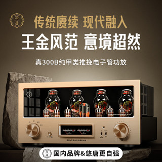 悠唐MK9000胆机功放发烧级300B电子管功放纯甲类推挽高端HiFi胆机