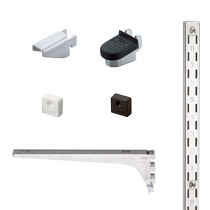 Japan LAMP heavy-duty shelf support system wardrobe door cabinet aa column surface mounting partition strip SPHL