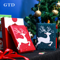 gtd Christmas book elk hipster notebook Christmas gift cute girl heart gift notebook subnet Red Hand account book Christmas stationery gift package diary set hand account book