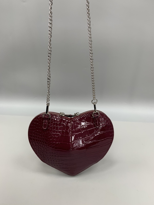Export Foreign Order Heart-Shaped Bag Cute Mini Peach Heart-Shaped Single Shoulder Crossbody Bag Chain Women's Bag