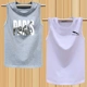 Mùa hè vai không tay áo thun nam XL cotton rộng thể thao vest béo vest vest bóng rổ - Áo vest cotton khoác vest nữ