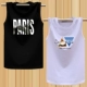 Mùa hè vai không tay áo thun nam XL cotton rộng thể thao vest béo vest vest bóng rổ - Áo vest cotton khoác vest nữ