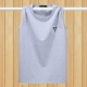 Áo thun không tay nam cộng với phân bón XL áo trễ vai chất béo cotton mỏng thể thao thoáng khí vest vest áo thun nam cotton