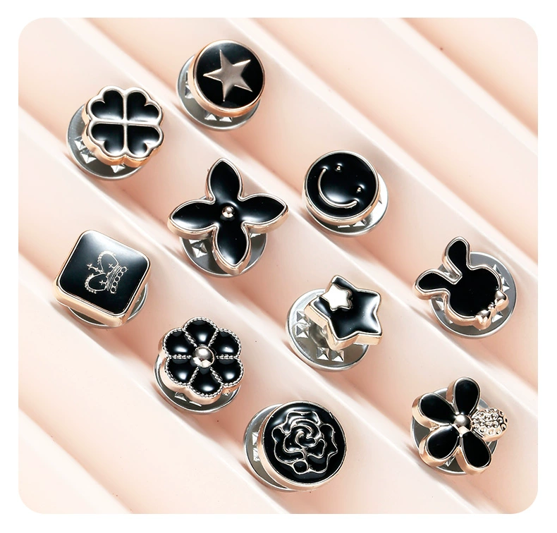 Trâm cài áo khoác nữ pin cardigan trâm cố định quần áo Hàn Quốc bầu không khí sang trọng huy hiệu mùa thu và mùa đông phụ kiện khăn lụa khóa - Trâm cài