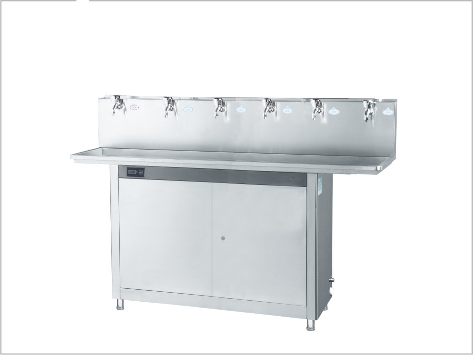 Commercial energy-saving water dispenser School garden Kindergarten unit Factory office Hospital Stainless steel warm ice straight