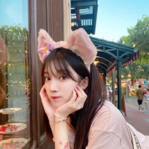 Net Red Lina Belle Hair Stirling Linina Belle Head Accessories Plush Ear Hair Accessories Woman Autumn Winter Cartoon Cute Hair Band