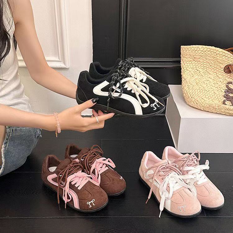 0716【Factory Benefits】Available in Size 41, Casual Shoes with Two-Tone Shoelaces, Non-Fading and Non-Exchangeable, Meina