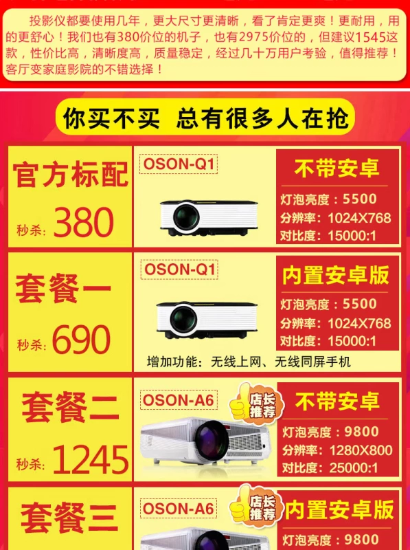 Ô Qing Q1A6 nhà hàng HD 1080 p văn bản thông minh vi lãnh đạo bộ phận điện tử di động không dây wifi