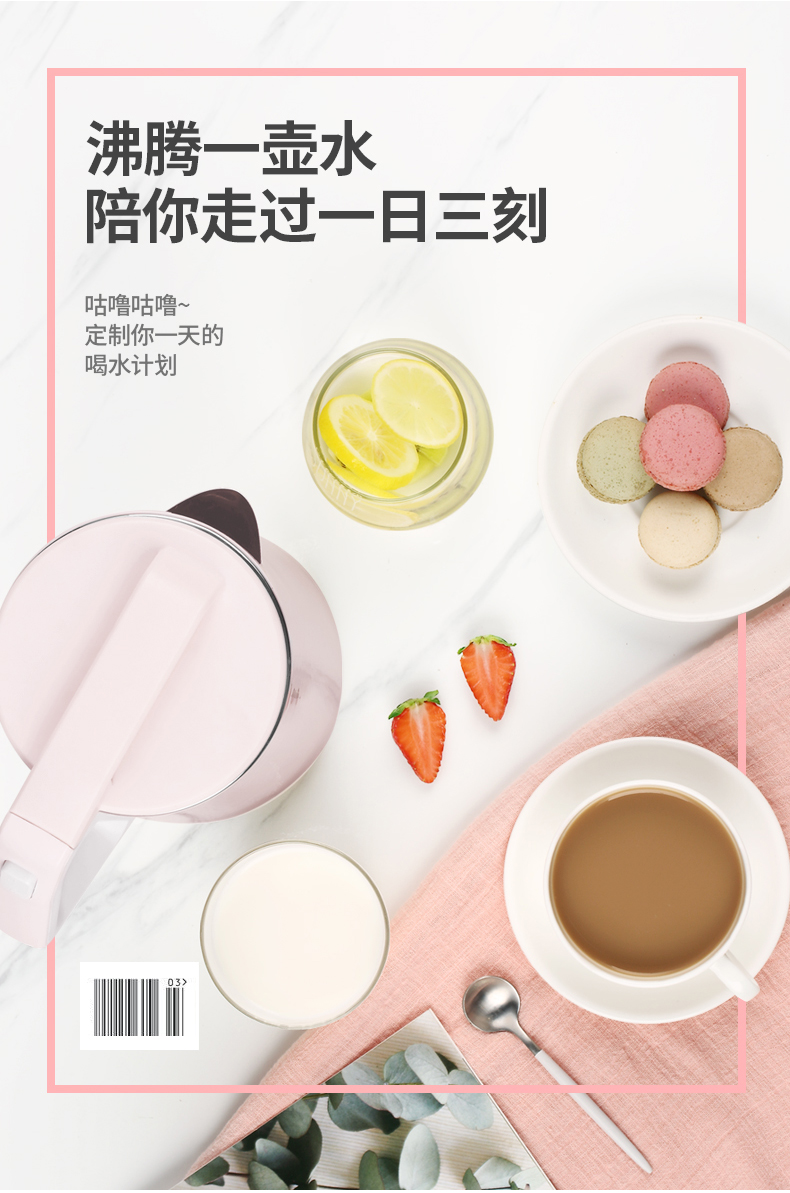 Changhong đôi chống cặn cách điện ấm đun nước thực phẩm cấp 304 thép không gỉ ấm tự động tắt ấm - ấm đun nước điện ấm siêu tốc fujika