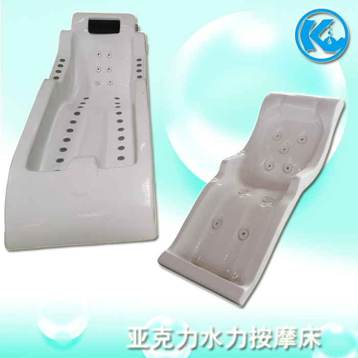 Swimming pool hydromassage bed hydromassage bed SPA underwater lying bed acrylic space spa massage bed