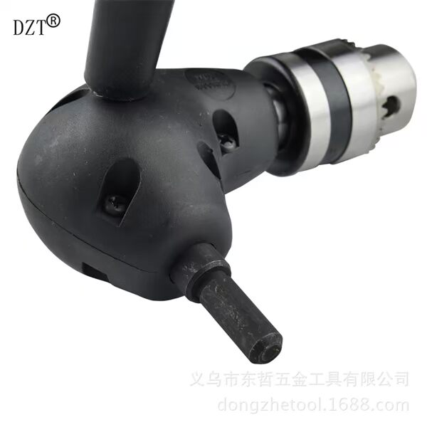 Máy khoan điện 90 độ góc phải uốn cong phần mở rộng góc ba móng vuốt công cụ sửa chữa không gian hẹp - Dụng cụ điện máy mài mũi khoan