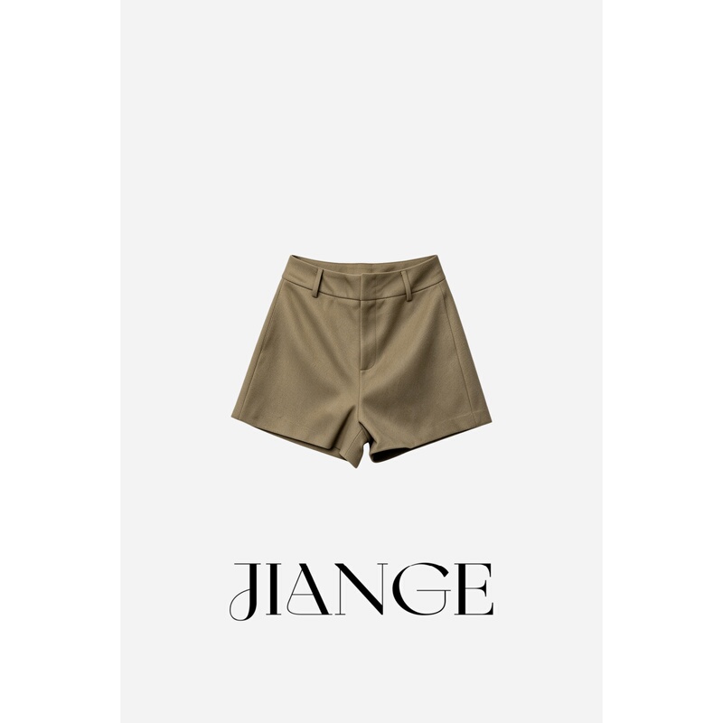 Pigeon's Wardrobe A-Line Version, Versatile, Fashionable, High-End, Simple, High-Waisted, Slimming, Niche Design Shorts