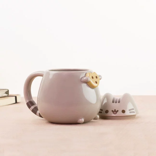 Корейский INS PUSHEEN КОТ креативная полная жирная подложка стерео-стилизация керамика Марк чашка красивая кружка для воды