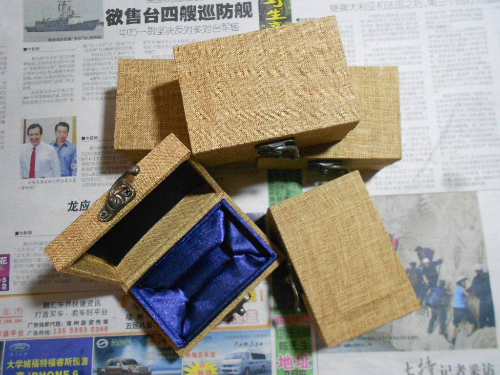 Full 30 printed seal linen box inner blue 4*6*9