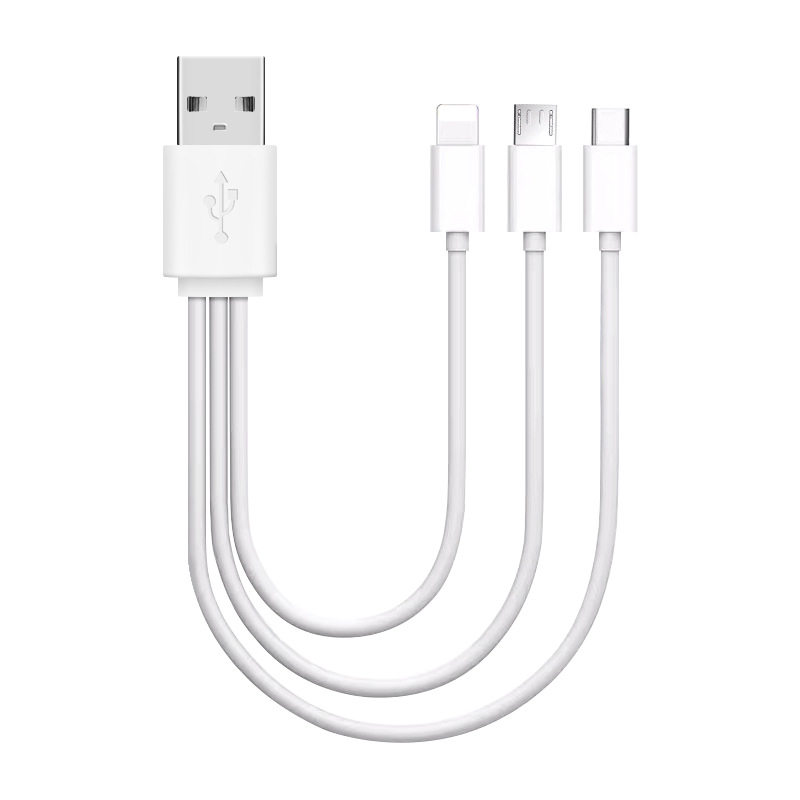 USB one-to-three for Android Miro Apple Type-C interface one-to-two charging cable