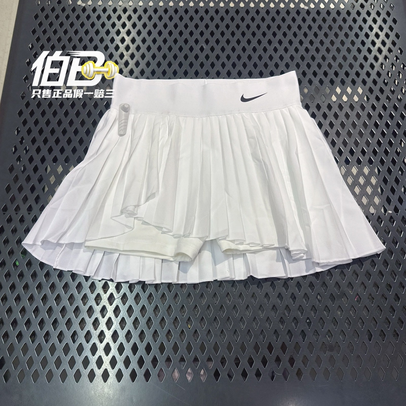 Nike Tennis Skirt Women's Short Skirt Summer Anti-Exposure Casual Sports Pleated Skirt with Lining Dr6850-100