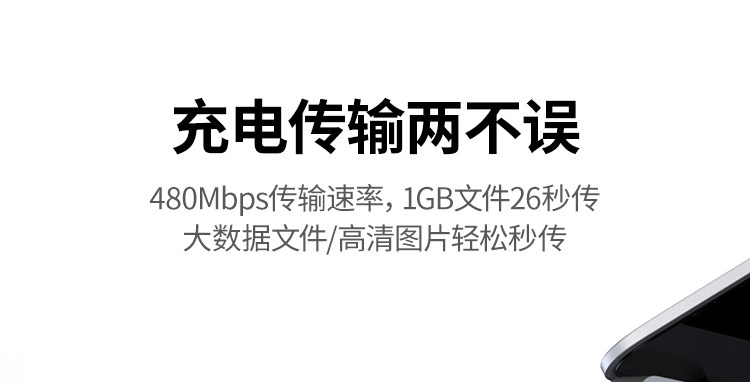 【中國直郵】 綠聯 數據線手機充電(蘋果15-17 | 安卓)藍色1條 長度1米 編織耐用USB轉Type-C車載居家通用