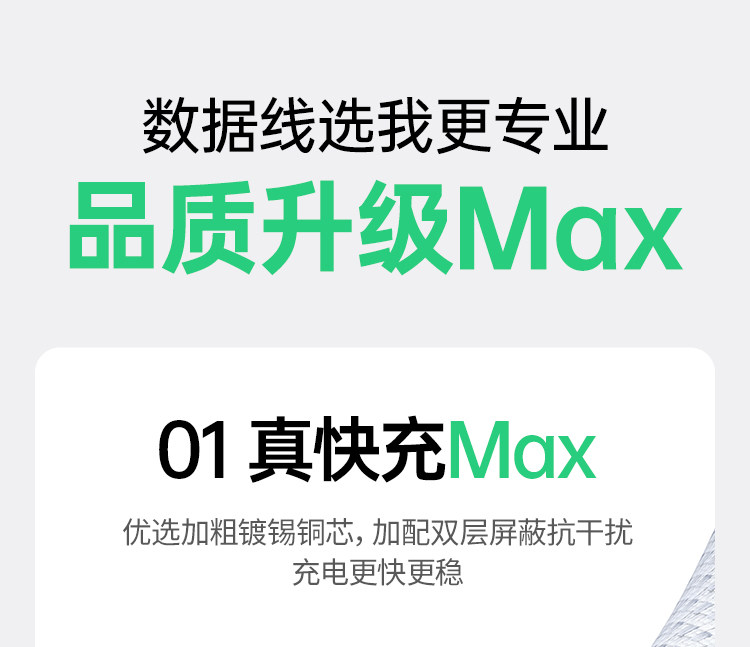 【中國直郵】 綠聯 數據線手機充電(蘋果15-17 | 安卓)藍色1條 長度1米 編織耐用USB轉Type-C車載居家通用
