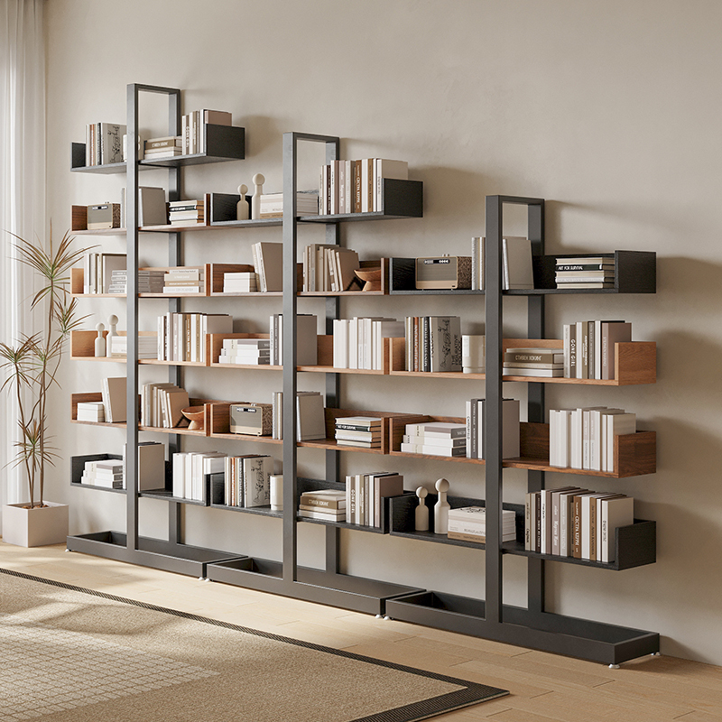 [No Installation Required] Creative Bookshelf, Floor-Standing Corner Book Display Rack, Multifunctional Display Cabinet, Children's Picture Book Rack, Study Room