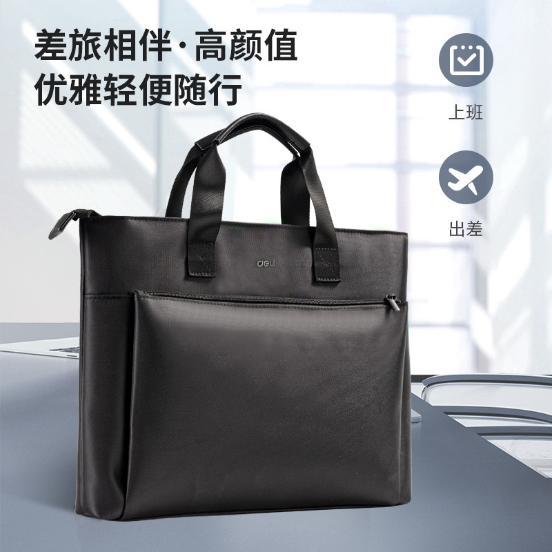 New able BG151 big front bag briefcase Oxford cloth Fashion High Face Value Business Office Business Conference Bag-Taobao