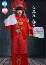 Drama and opera supplies Drama hat Phoenix crown Xia shawl costume Bridal headdress Phoenix crown Stage bride costume Butterfly Phoenix crown