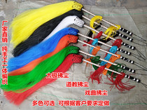 Floating dust eunuchs Tai Chi dust imitation ponytail true ponytail brush dust Taoist fairy man magic device cast performance props