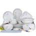 Bộ bát đĩa 28/30 bộ dụng cụ bằng sứ sọ sọ Jingdezhen gốm sứ Châu Âu bát đĩa bát đĩa hộ gia đình đĩa nhựa dùng 1 lần Đồ ăn tối