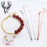 Квадратный браслет, брендовый аксессуар, ювелирное украшение, серебро 925 пробы, «сделай сам»