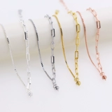 Квадратный браслет, брендовый аксессуар, ювелирное украшение, серебро 925 пробы, «сделай сам»