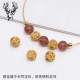 Бусины с косичкой, аксессуар, браслет с одной бусиной, серебро 925 пробы