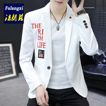 2020 new mens suit jacket slim Korean small suit youth casual handsome poo-West mens coat trend