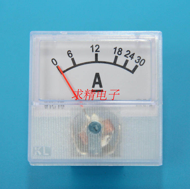 91L16 30A current meter finger-type voltmeter voltage regulator meter head 91L16 40 * 40MM