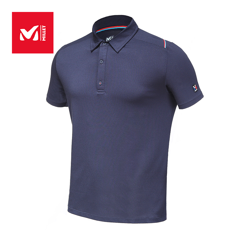 MILLET SEARCH FOR MEN'S OUTDOOR SPORTS SHORT SLEEVES SUMMER COMFORTABLE QUICK DRY POLO SHIRTS T-shirts stand MIV8293-Taobao