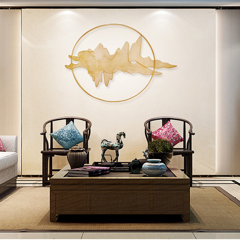 Three-dimensional porch wall decoration dining room wall pendant creative wall hanging wall decoration living room light luxury wall decoration