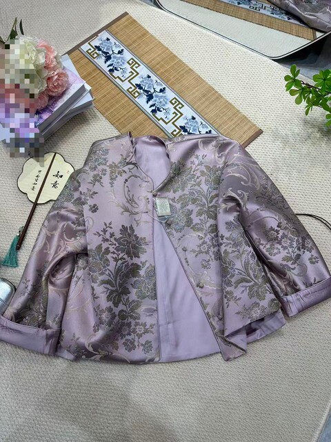 2026 Spring New Style New Chinese Style Retro Versatile Heavyweight Exclusive Original Design Jacquard Jacket