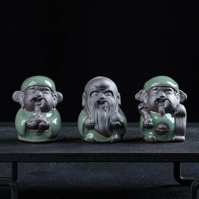 亦合紫砂小和尚茶宠：开心佛摆件，茶桌上的治愈系萌物！